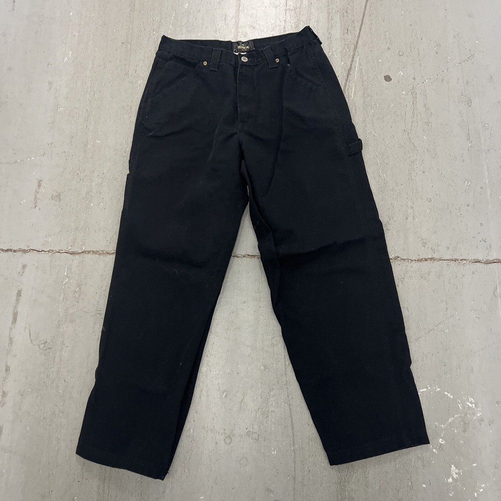 Mens RedHead Jeans Size 36x32 Utility Carpentry Style Denim Black